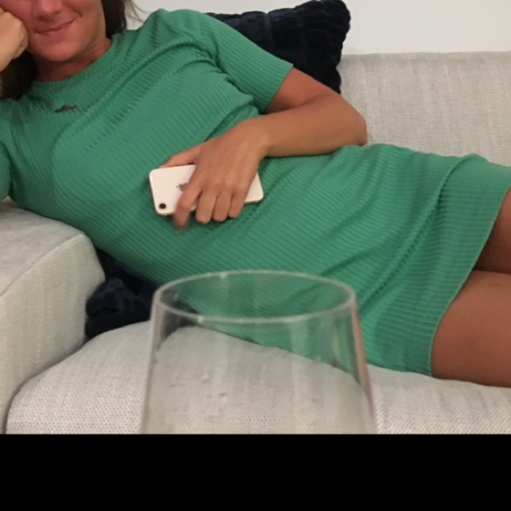 Reformation mini short sleeve dress